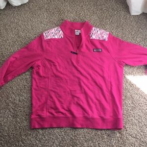 Vineyard vines quarter zip pull over